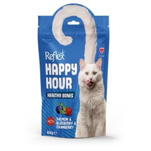 REFLEX HAPPY HOUR CAT TREAT HEALTHY BONES 60GR
