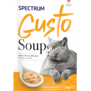 SPECTRUM GUSTO SOUP FOR CAT WITH CHICKEN AND CARROT 50GR