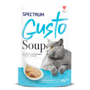 SPECTRUM GUSTO SOUP FOR CAT WITH TUNA AND PUMPKIN 50GR