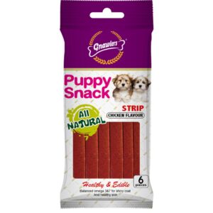 Puppy Snack Strips – Chicken Flavour, 6pcs (80g)