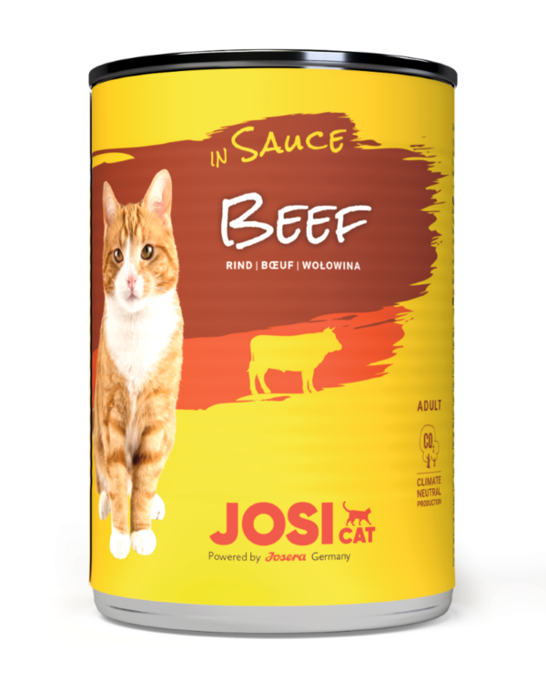 JosiCat Canned Wet Food - Beef in sauce (415g)