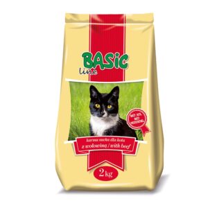 Basic Line Dry Cat Food – Beef (2Kg)