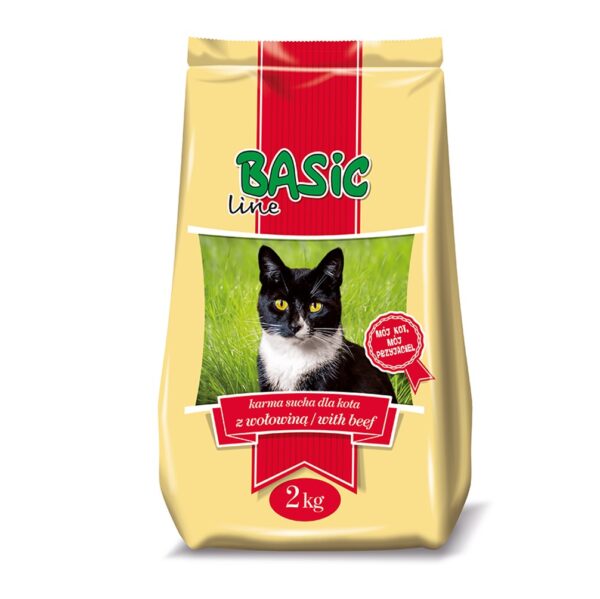 Basic Line Dry Cat Food – Beef (2Kg)