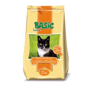 Basic Line Dry Cat Food – Chicken (2Kg)