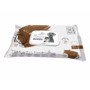 Pet Cleaning Wipes Coconut (15x20cm) – 40pcs