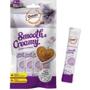 Smooth & Creamy Cat Treats, Salmon – 4pcsx15g (60g)