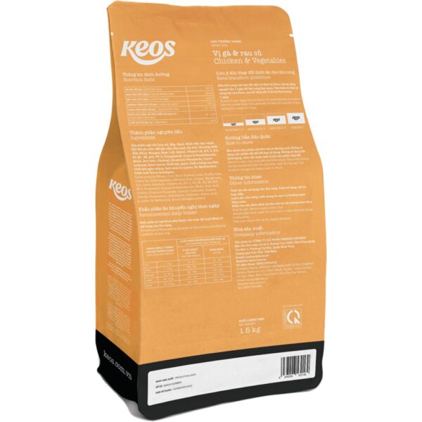 Keos Adult Dog Food – Chicken and Vegetables - Image 2