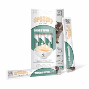 M-PETS Creamy Cat Treat Digestive – Lamb, Tuna & Salmon (4pcs X 15g) 60g