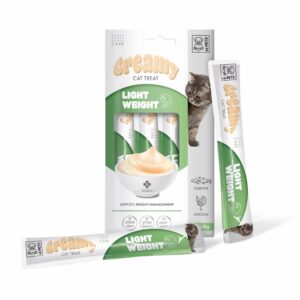 M-PETS Creamy Cat Treat Light Weight – Codfish & Chicken (4pcs X 15g) 60g