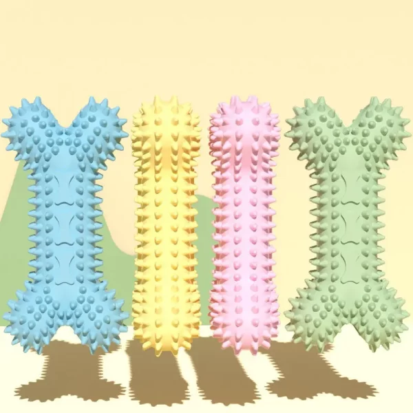 Spikey Bone Chew Toy - Image 2