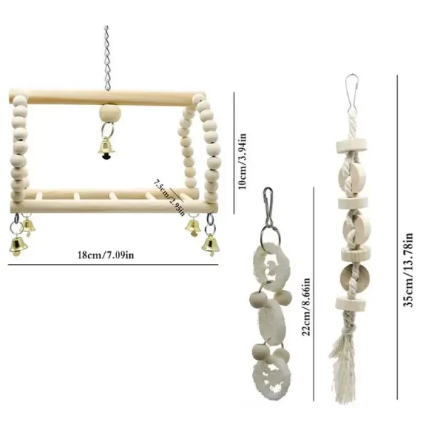 7-piece Parrot Toy Set - Image 3