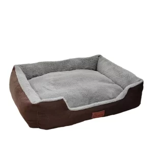 Cozy Plush Bed- Brown