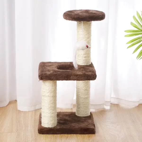 Cat Climbing Tower - Brown