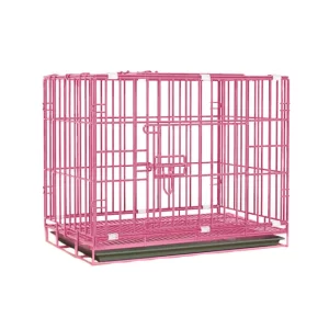 Outdoor Dog Crate - Pink