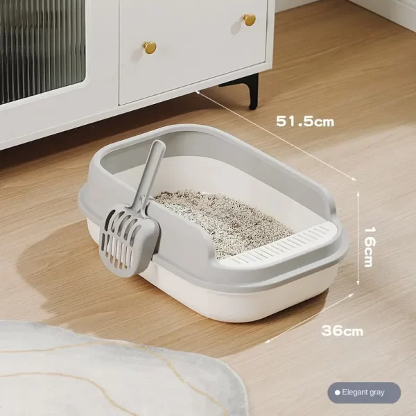 Cat Litter Box - Grey