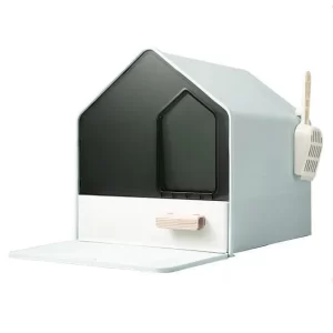 Enclosed Cat Litter- Green