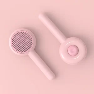 Self-Cleaning Pet Brush - Pink