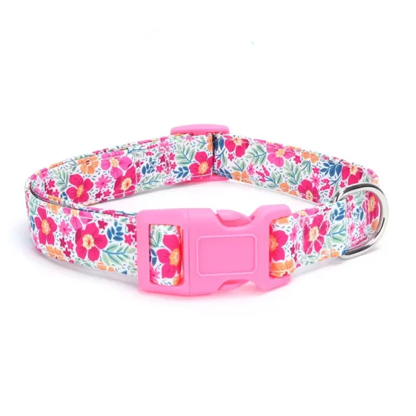 Adjustable Floral Dog Collar - Image 2