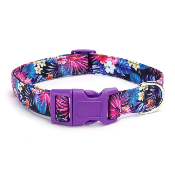 Adjustable Floral Dog Collar - Image 3