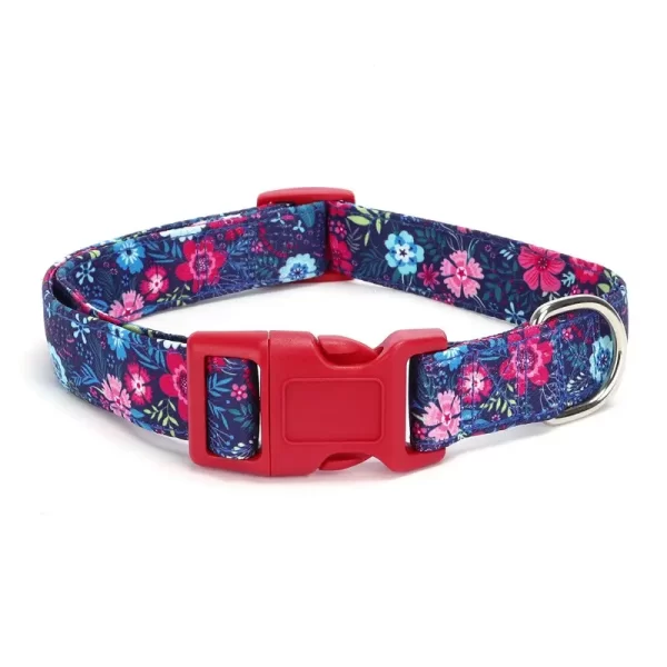 Adjustable Floral Dog Collar - Image 4