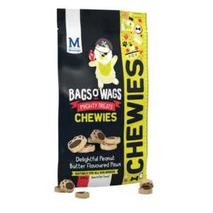 Montego Bags O’ Wags Dog Treats – Peanut Butter Paws 120g