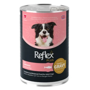 REFLEX PLUS CANNED DOG FOOD SALMON IN GRAVY 400GR