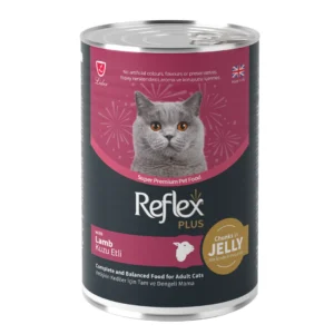 REFLEX PLUS CANNED CAT FOOD LAMB IN JELLY 400GR