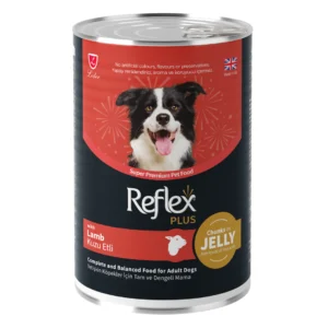 Reflex Plus Adult Dog Food Canned – Lamb Chunks in Gravy 0.4kg