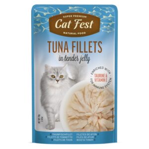 CAT FEST Cat Food Pouches – Tuna Fillets in Tender Jelly (70g)