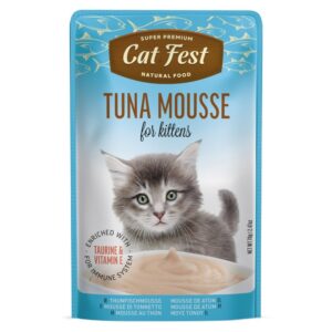 CAT FEST Cat Pouches Tuna Mousse for Kittens - 70Gr