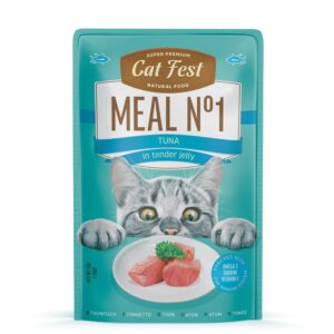 CAT FEST Pouches Red Tuna in tender jelly - 50Gr