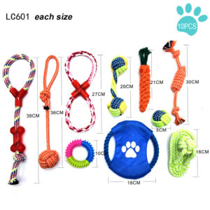 10-Piece Dog Rope Toy Set