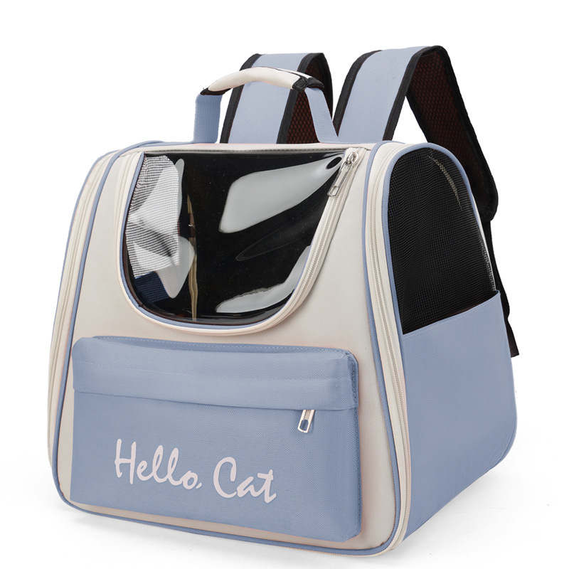 Cat Backpack Blue