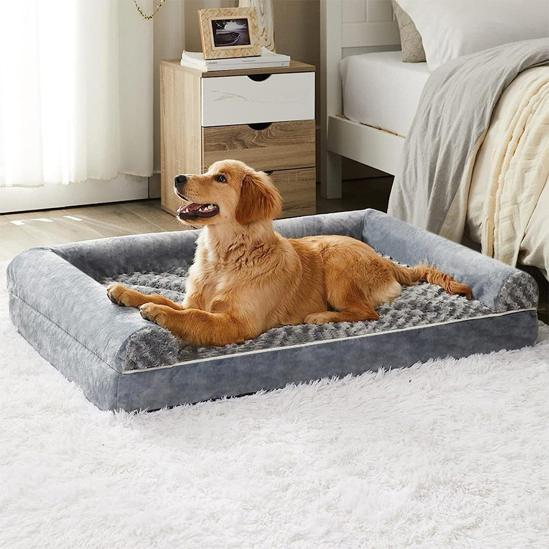 Orthopedic Plush Dog Bed - Image 2