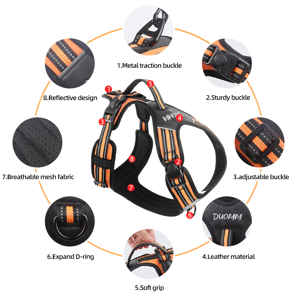 Reflective No-Pull Dog Harness - Image 2