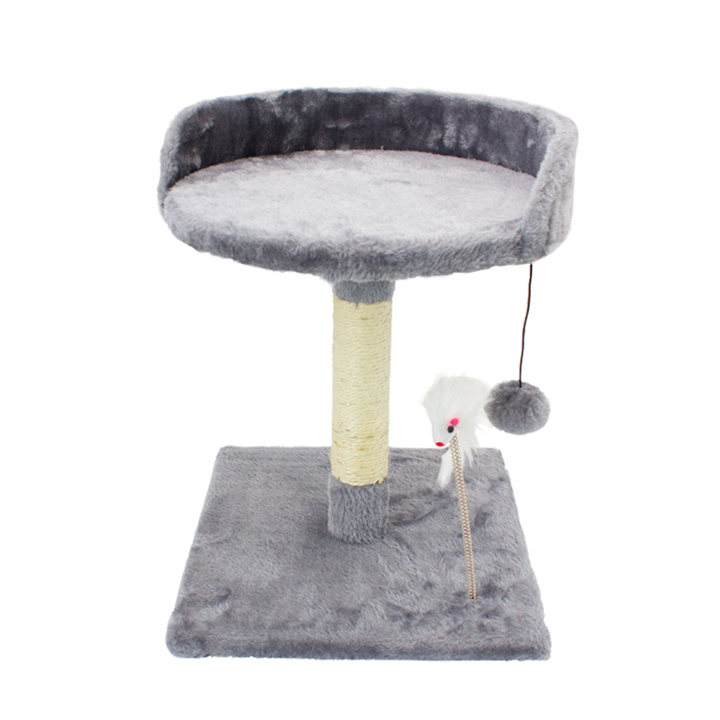 Cat Scratching Post Tower with Plush Perch - Image 2