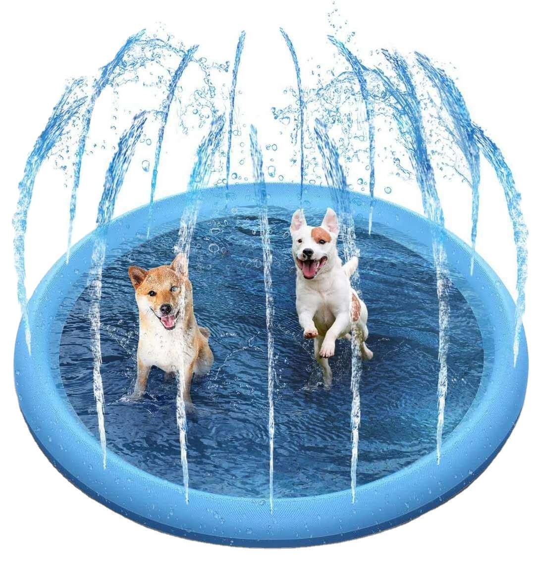 Dog Splash Sprinkler Pool