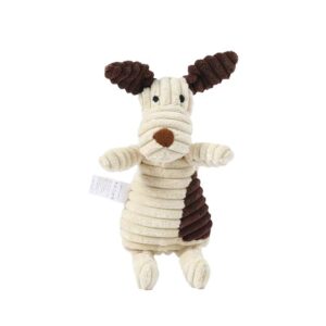 Corduroy Plush Squeaky Dog Toy