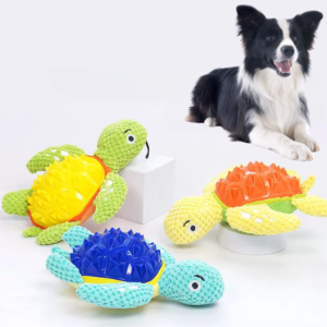 Interactive Turtle Dog Chew Toy
