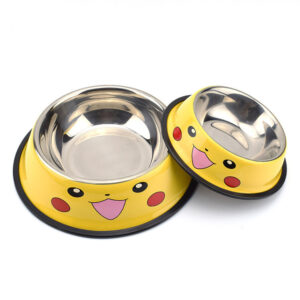 Cartoon Stainless Steel Pet Bowl
