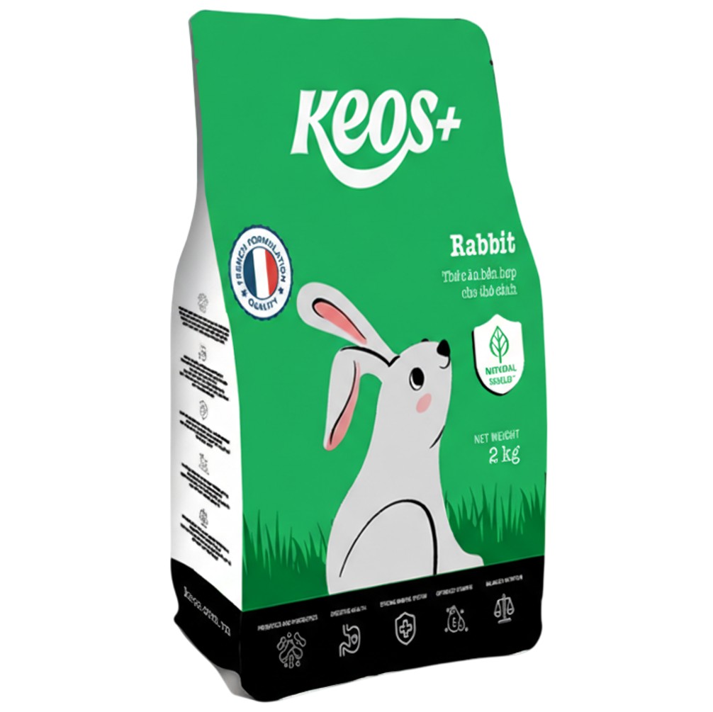 Keos+ Rabbit - Alfalfa Hay & Carrot 2Kg
