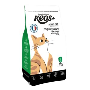 KEOS+ Adult Cat Digestive Care - Salmon 1.5Kg
