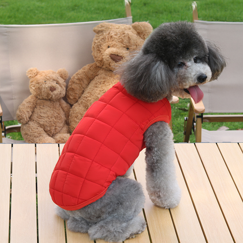 Quilted Pet Fleece Vest - Image 5