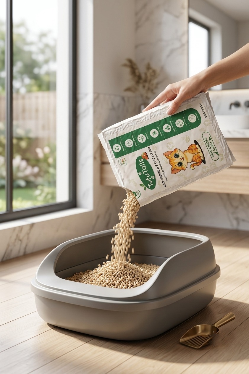 Tofu Tails Eco-Friendly Soybean Cat Litter - Image 2