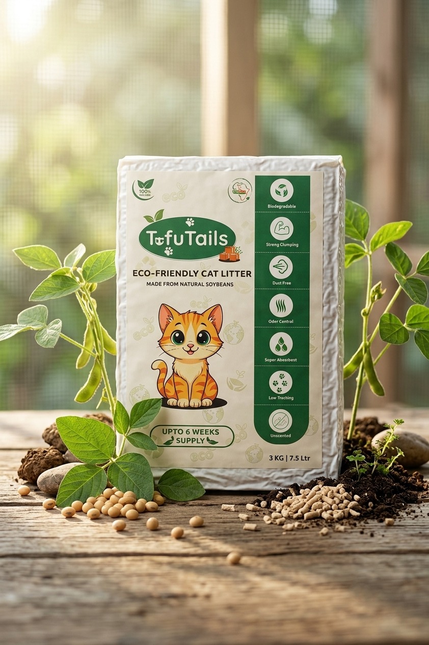 Tofu Tails Eco-Friendly Soybean Cat Litter - Image 3