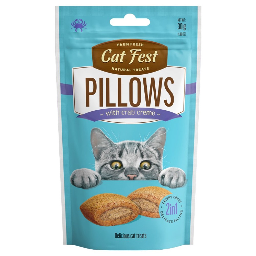 CAT FEST Pillows with Crab Creme - 30Gr