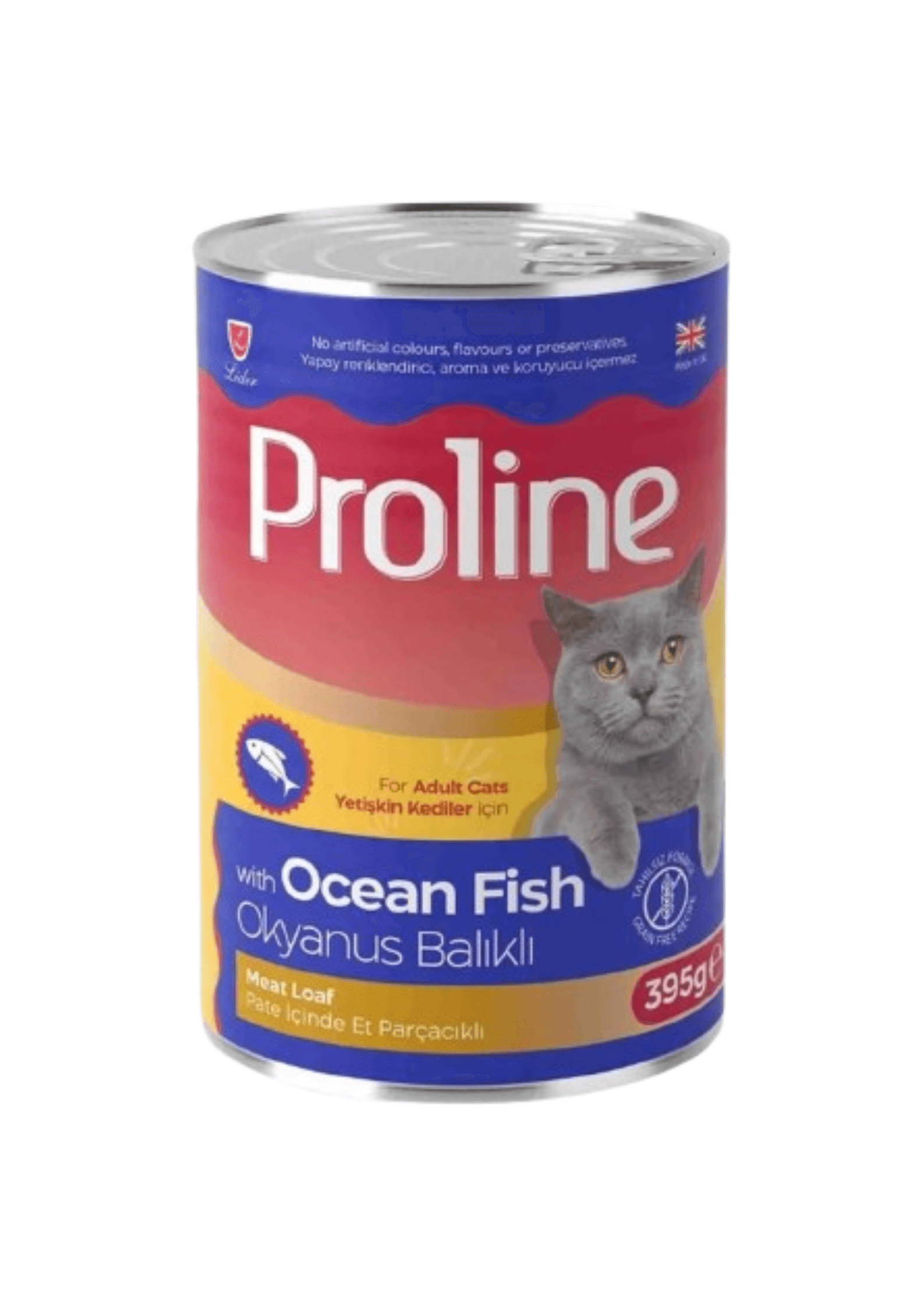 Proline Canned Cat Food Ocean Fish In Pate 400g