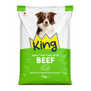 King Adult Dog Food – Beef 7kg