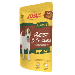 JosiDog Wet Food Beef & Chicken in Sauce 100g