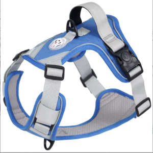 Reflective No-Pull Dog Harness with Handle- Blue